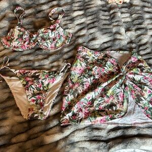 Victoria’s Secret Tropical Bikini and Sarong